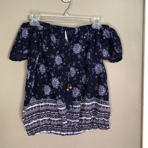 Xhilaration, LG, off the shoulder top